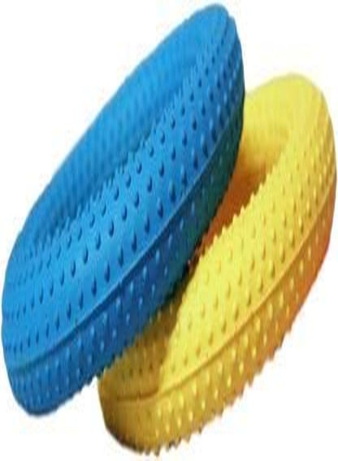 Roxan Tennikoit Ring Dotted Pack of 2 | Kids Play Dotted tennikoit Ring | Playing Ring I Tennis Ring I Rubber Frisbee - Image 1